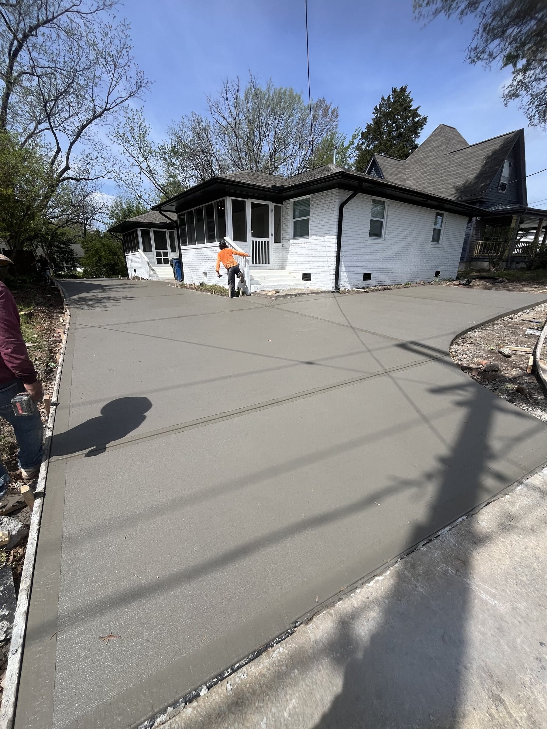 Driveway from scratch — after